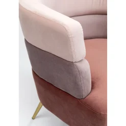 KARE Design Fauteuil Sandwich Mauve