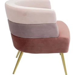 KARE Design Fauteuil Sandwich Mauve