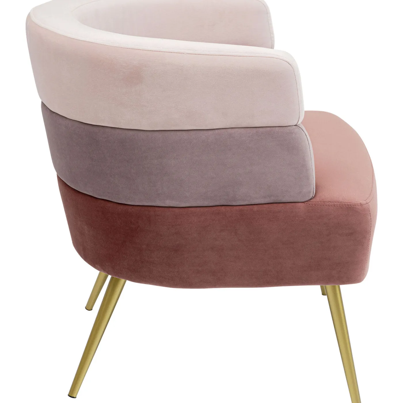 KARE Design Fauteuil Sandwich Mauve
