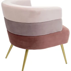KARE Design Fauteuil Sandwich Mauve