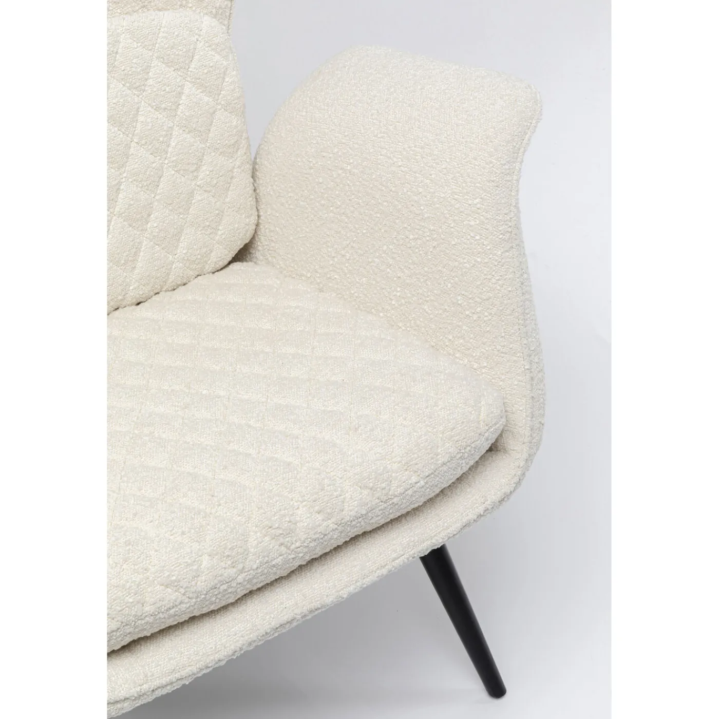 KARE Design Fauteuil Tudor Boucle Creme