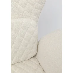 KARE Design Fauteuil Tudor Boucle Creme