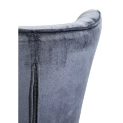 KARE Design Fauteuil Tudor Velvet Noir