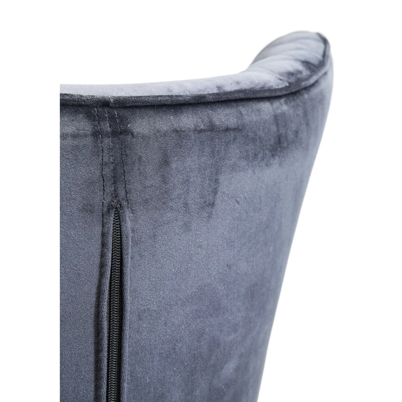 KARE Design Fauteuil Tudor Velvet Noir