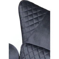 KARE Design Fauteuil Tudor Velvet Noir