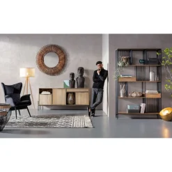 KARE Design Fauteuil Tudor Velvet Noir