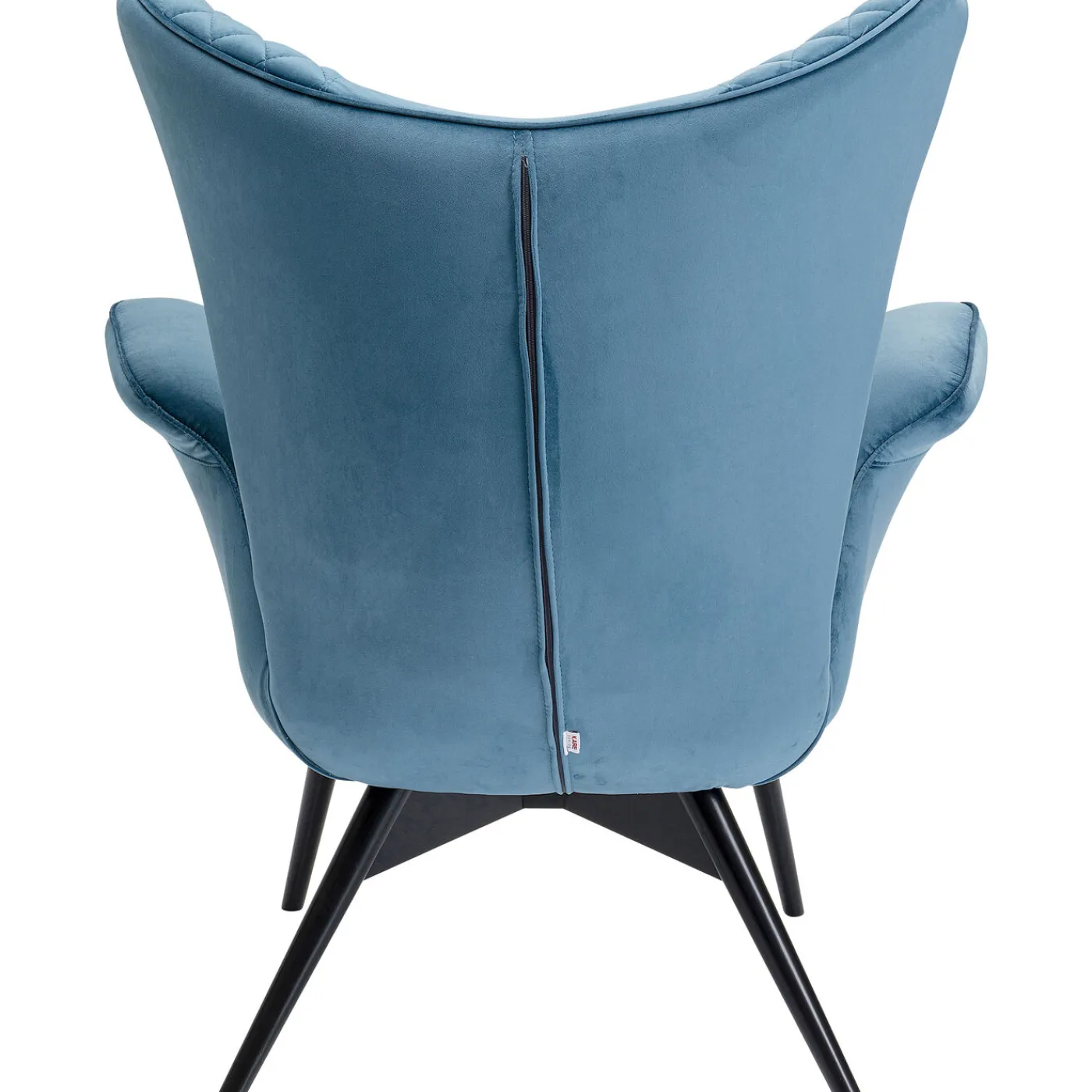 KARE Design Fauteuil Tudor Velvet Petrol