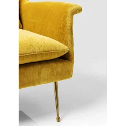 KARE Design Fauteuil Vegas Forever Jaune