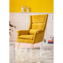 KARE Design Fauteuil Vegas Forever Jaune
