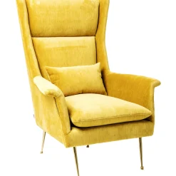 KARE Design Fauteuil Vegas Forever Jaune