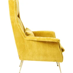 KARE Design Fauteuil Vegas Forever Jaune