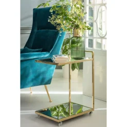 KARE Design Fauteuil Vegas Forever Petrole