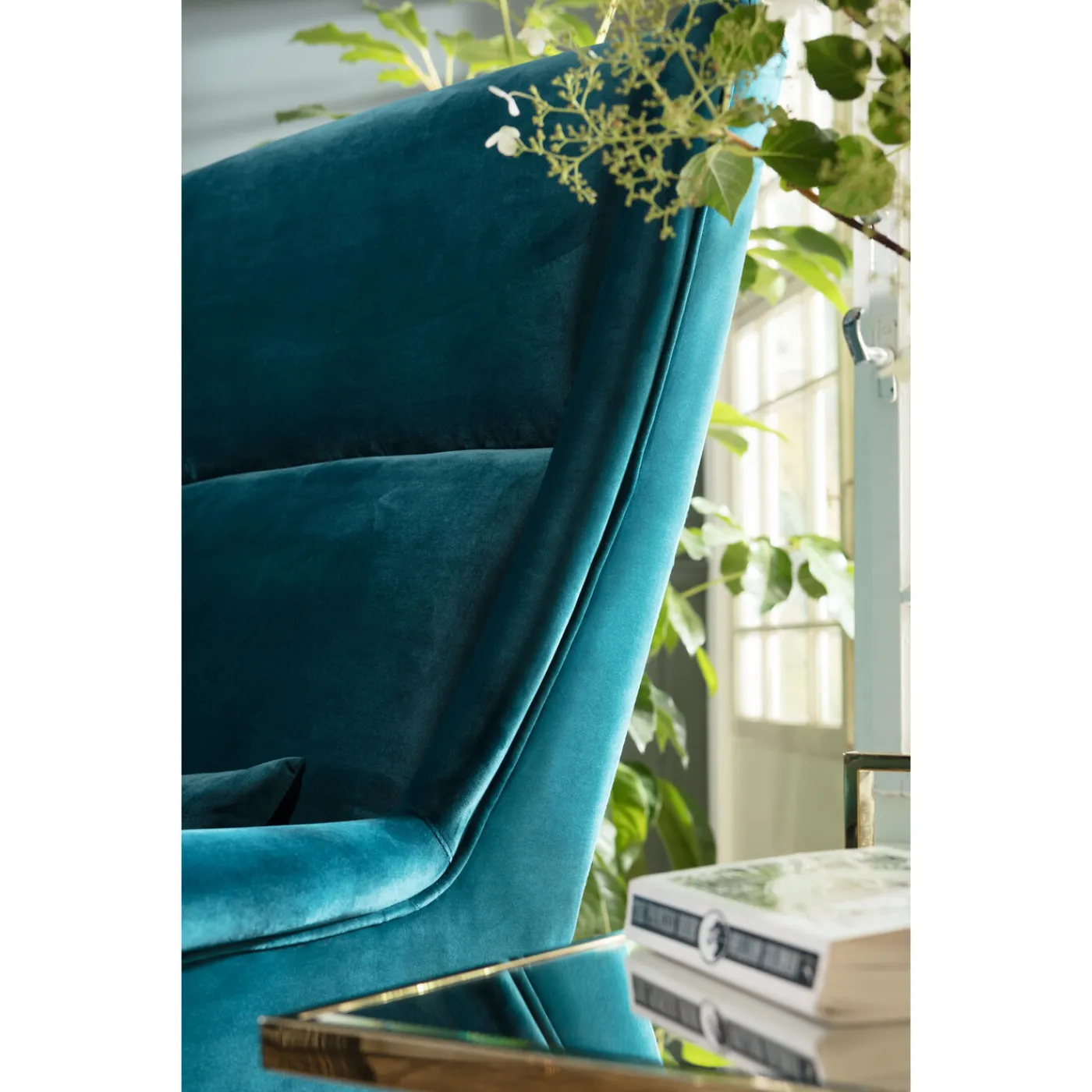 KARE Design Fauteuil Vegas Forever Petrole