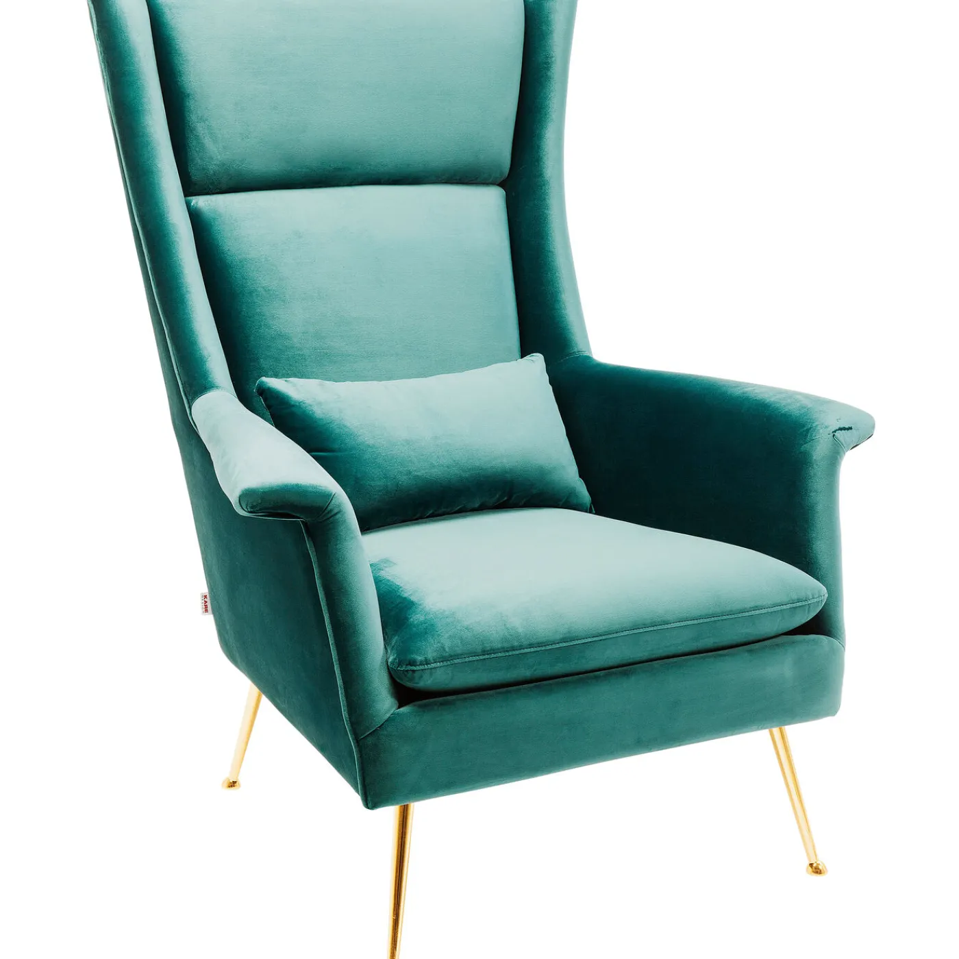 KARE Design Fauteuil Vegas Forever Petrole
