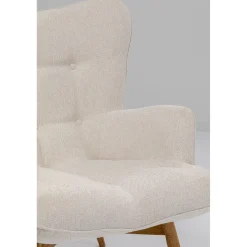 KARE Design Fauteuil Vicky Creme