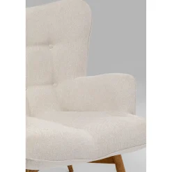 KARE Design Fauteuil Vicky Creme