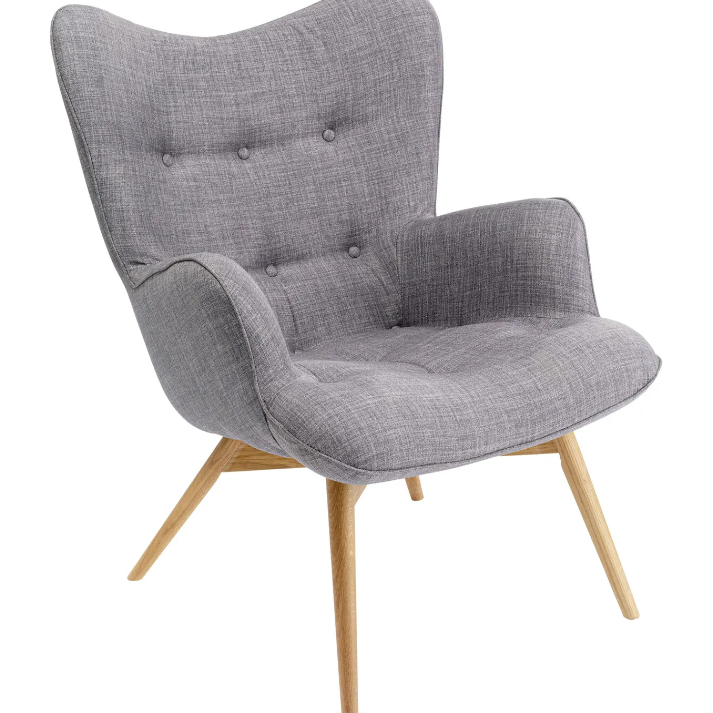KARE Design Fauteuil Vicky Gris