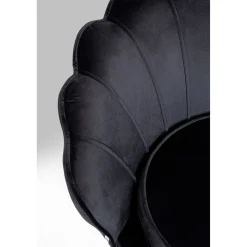 KARE Design Fauteuil Water Lily Chrome Noir
