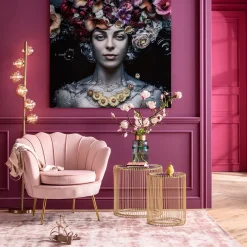 KARE Design Fauteuil Water Lily Gold Rose