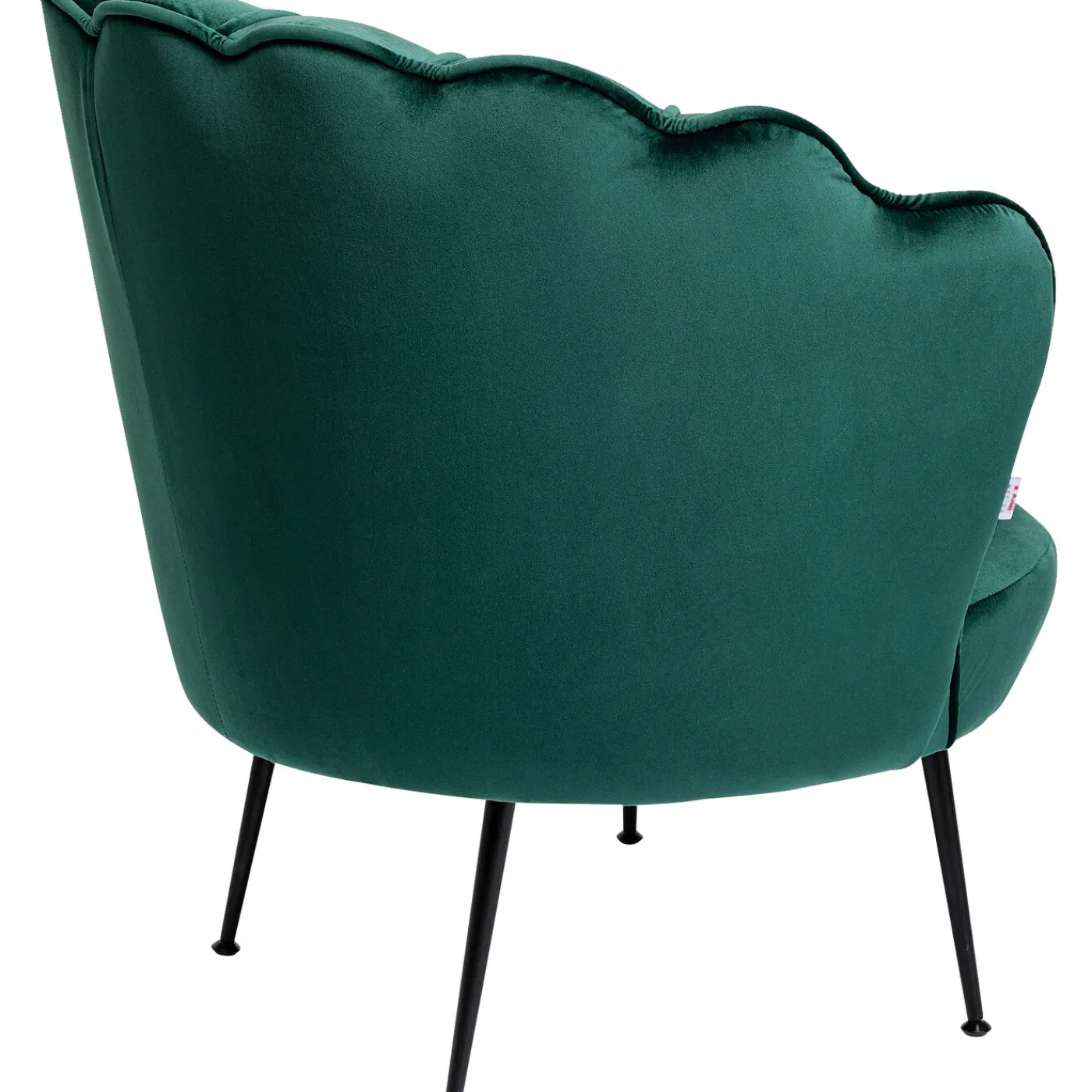 KARE Design Fauteuil Water Lily Noir Vert Fonce