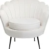 KARE Design Fauteuil Water Lily Noir Beige