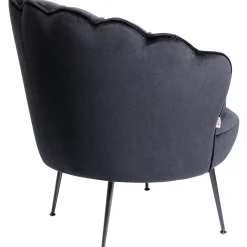 KARE Design Fauteuil Water Lily Noir Noir
