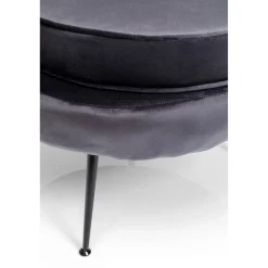 KARE Design Fauteuil Water Lily Noir Gris