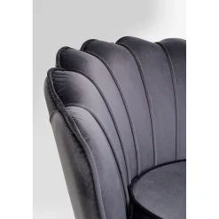 KARE Design Fauteuil Water Lily Noir Gris