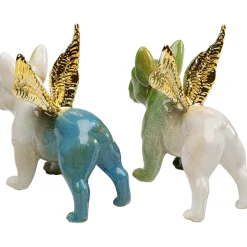 KARE Design Figurine Décorative Angel Wings Dog Assorti