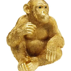 KARE Design Figurine Décorative Baby Ape Dore 53Cm