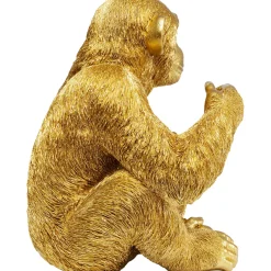 KARE Design Figurine Décorative Baby Ape Dore 53Cm