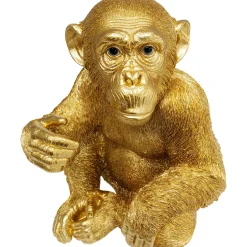KARE Design Figurine Décorative Baby Ape Dore 53Cm
