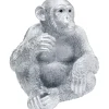 KARE Design Figurine Décorative Baby Ape Argente 53Cm