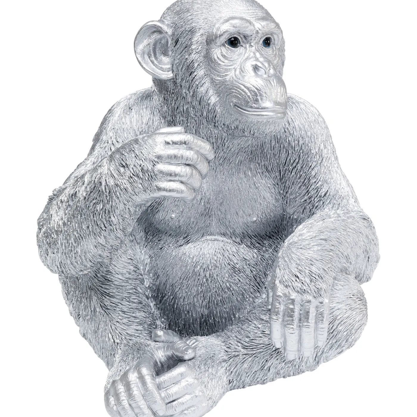 KARE Design Figurine Décorative Baby Ape Argente 53Cm