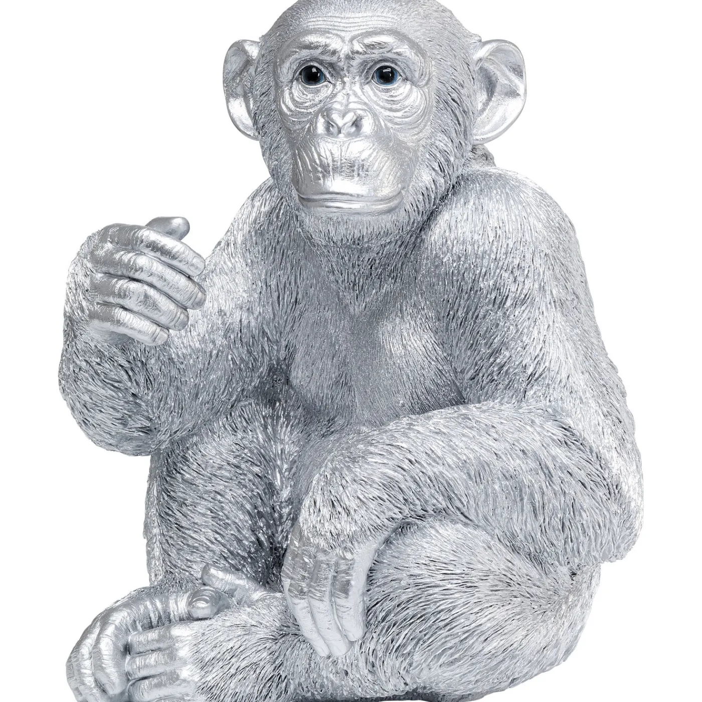 KARE Design Figurine Décorative Baby Ape Argente 53Cm