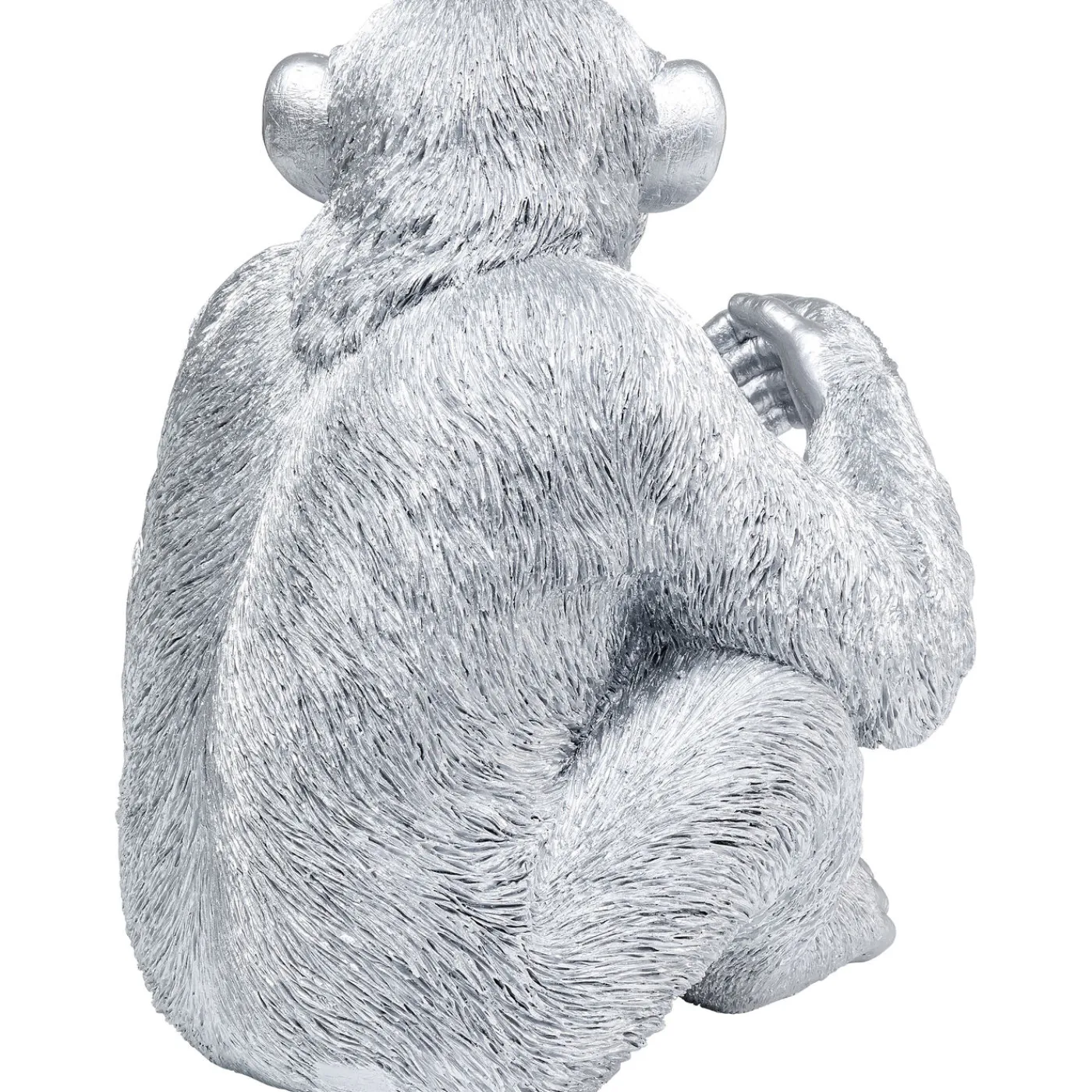 KARE Design Figurine Décorative Baby Ape Argente 53Cm