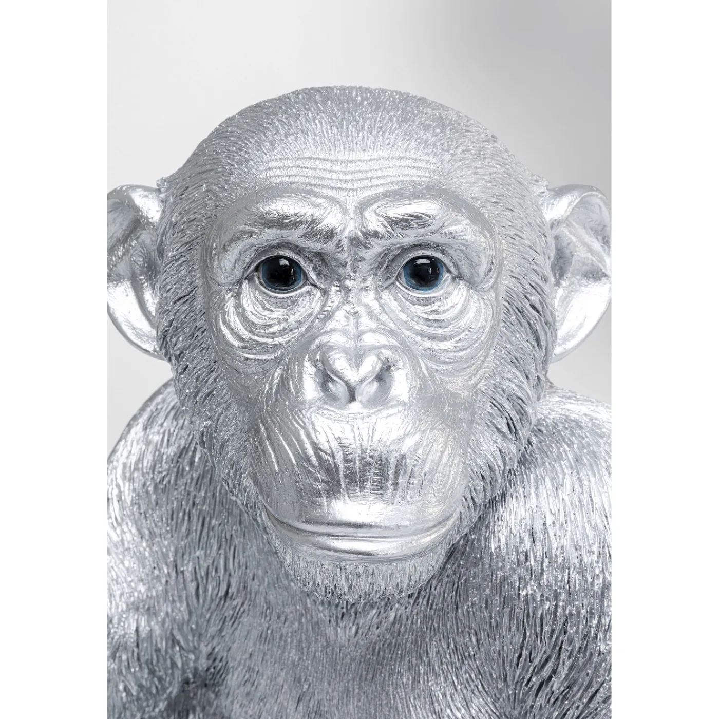 KARE Design Figurine Décorative Baby Ape Argente 53Cm