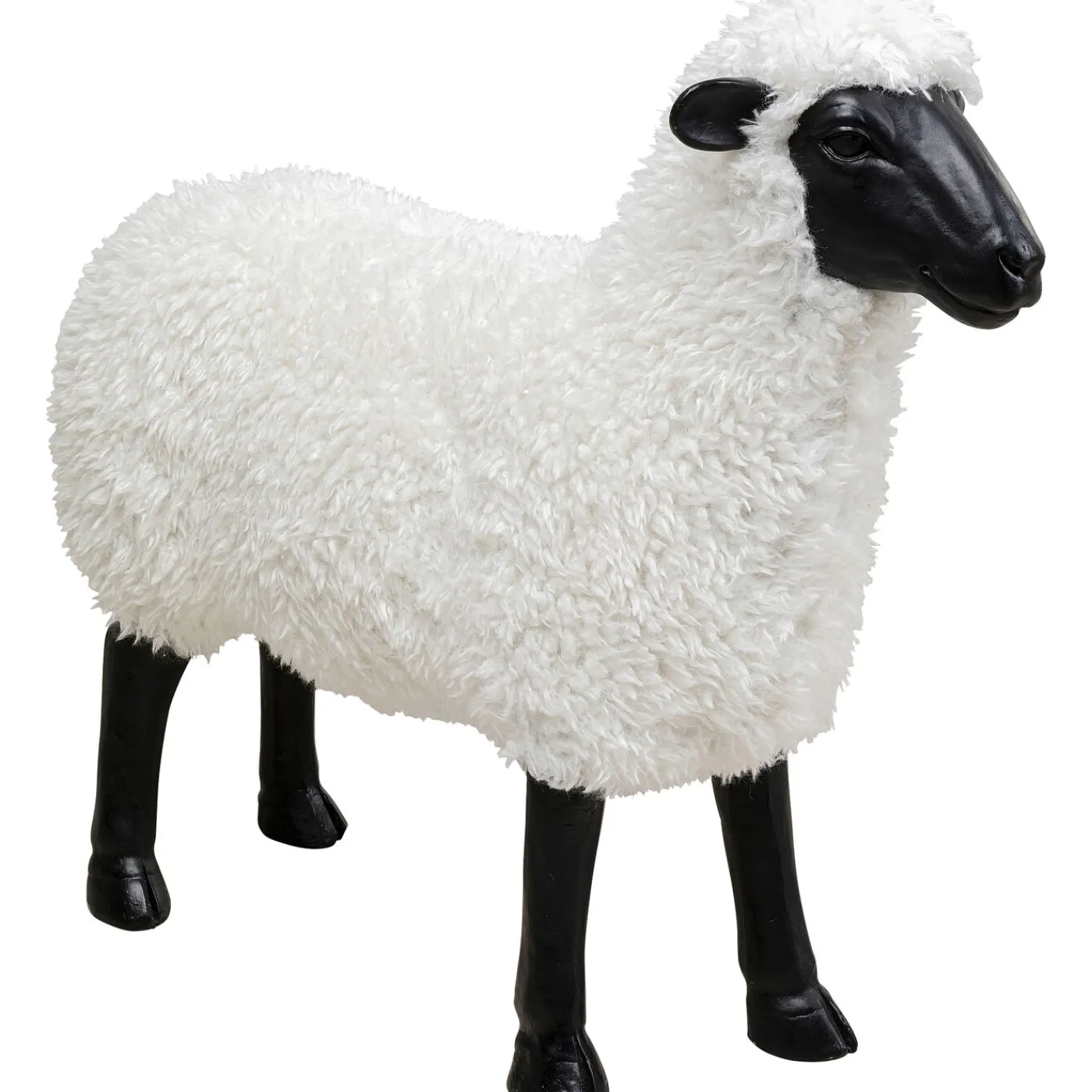 KARE Design Figurine Décorative Bathilde Blanc 73Cm