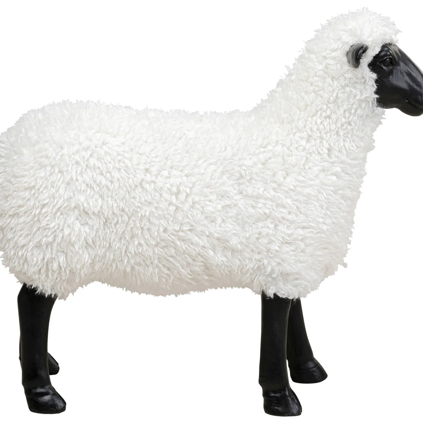 KARE Design Figurine Décorative Bathilde Blanc 73Cm