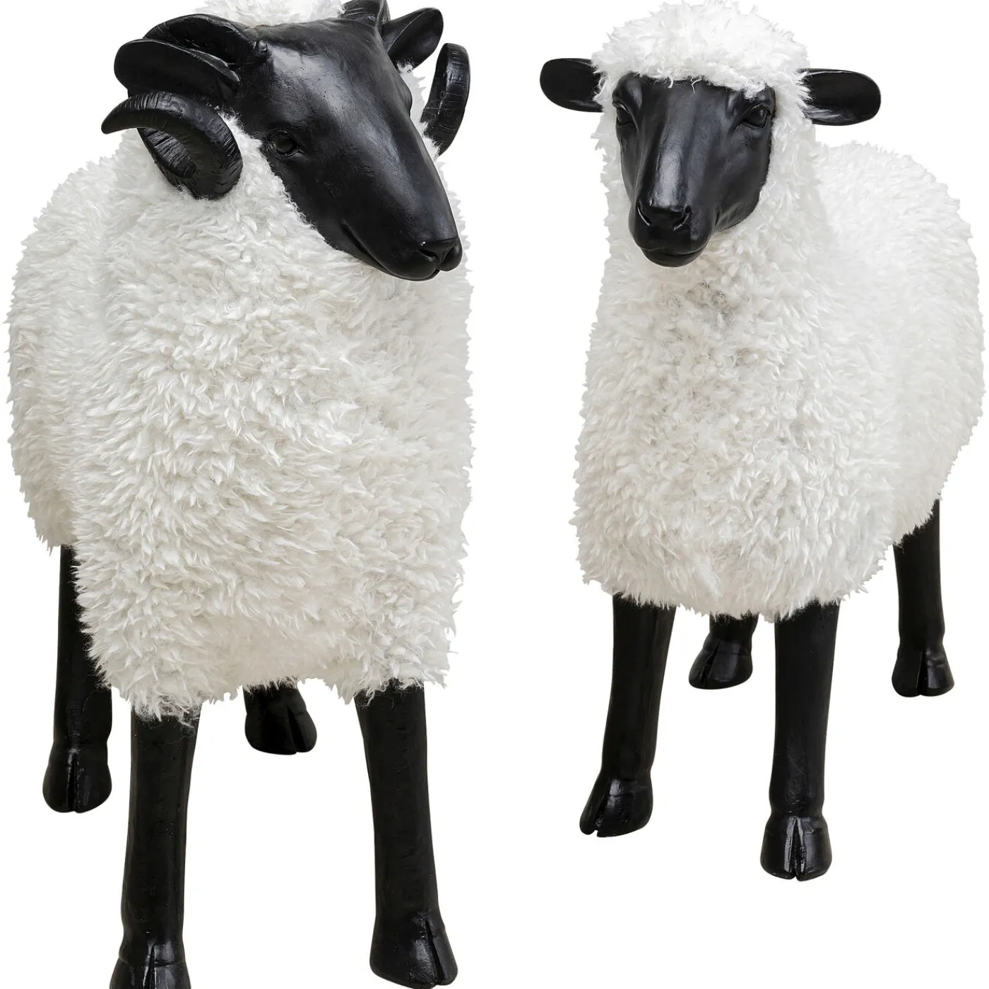 KARE Design Figurine Décorative Bathilde Blanc 73Cm