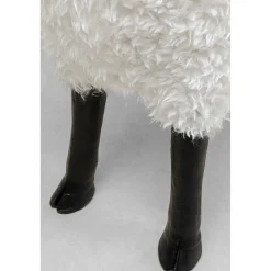 KARE Design Figurine Décorative Bathilde Ram Blanc 78Cm