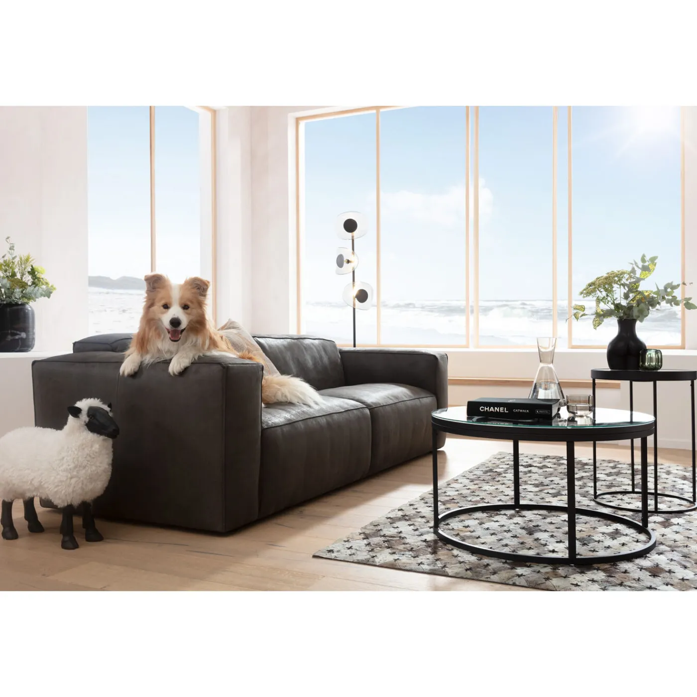 KARE Design Figurine Décorative Bathilde Blanc 48Cm