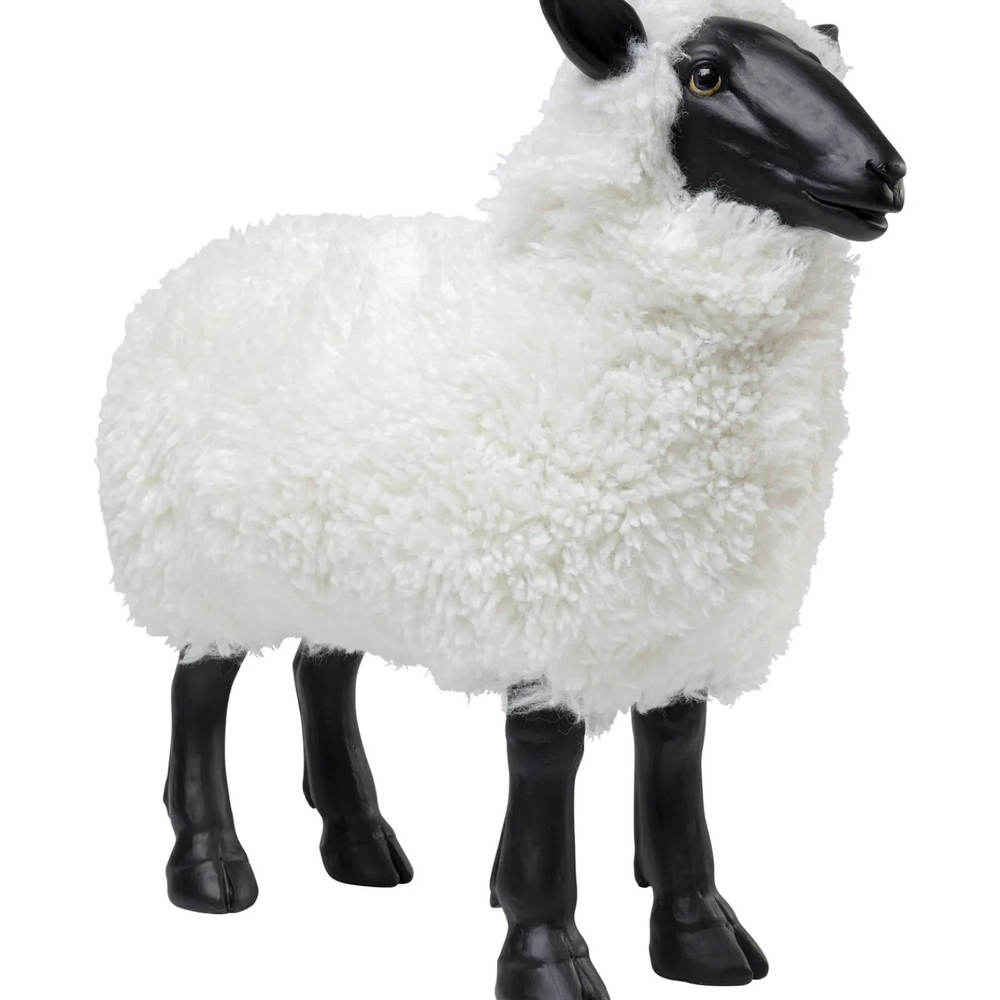 KARE Design Figurine Décorative Bathilde Blanc 48Cm