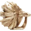 KARE Design Figurine Décorative Betta Fish Dore Petit