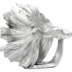 KARE Design Figurine Décorative Betta Fish Argente Petit