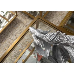 KARE Design Figurine Décorative Betta Fish Argente Petit