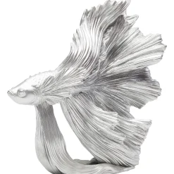 KARE Design Figurine Décorative Betta Fish Argente Petit