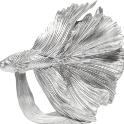 KARE Design Figurine Décorative Betta Fish Argente Petit