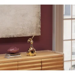 KARE Design Figurine Décorative Bunny Dore 37Cm