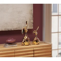 KARE Design Figurine Décorative Bunny Dore 37Cm